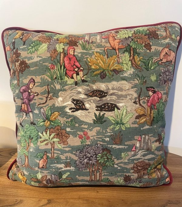 SALE Cushion - Vintage Sanderson Archers