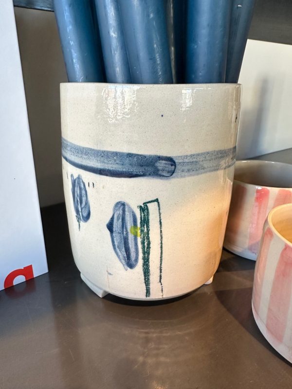 Utensil Holder - Abstract decoration