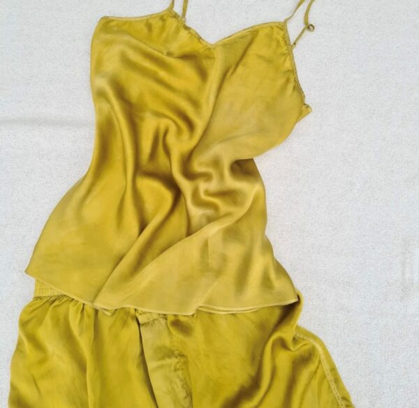 Silk boxer & cami lounge set - colours available