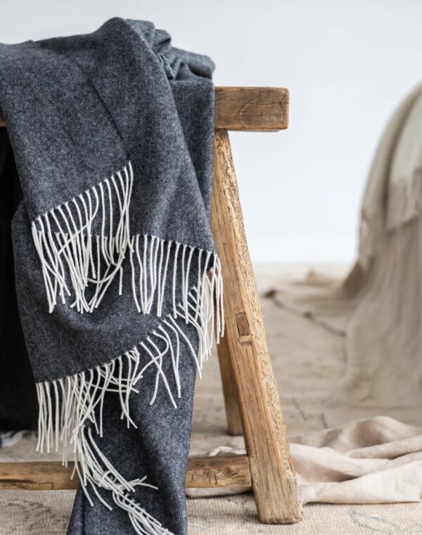 Cashmere Merino Bach Blanket - 5 colour options - Image 11