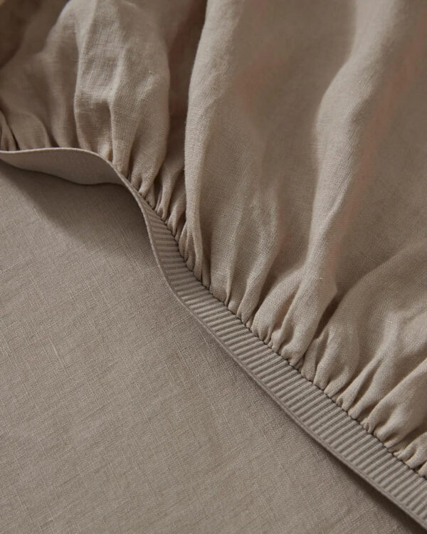 Linen - Fitted Sheet - 6 sizes & 9 colours