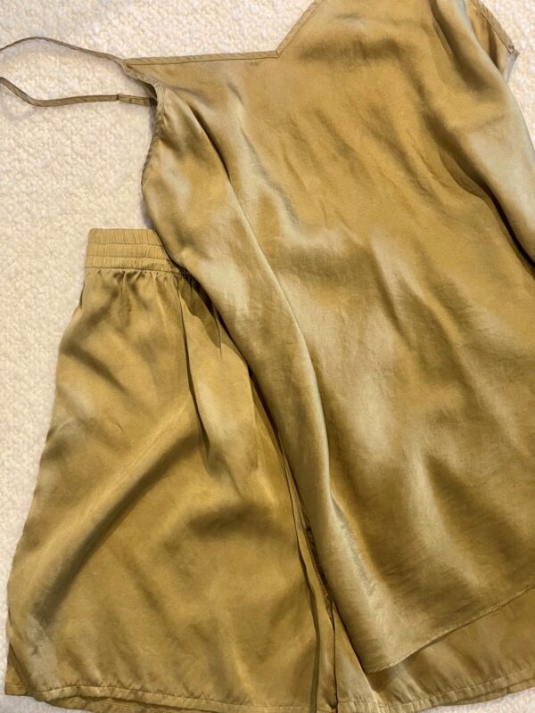 Silk boxer & cami lounge set - colours available - Image 9
