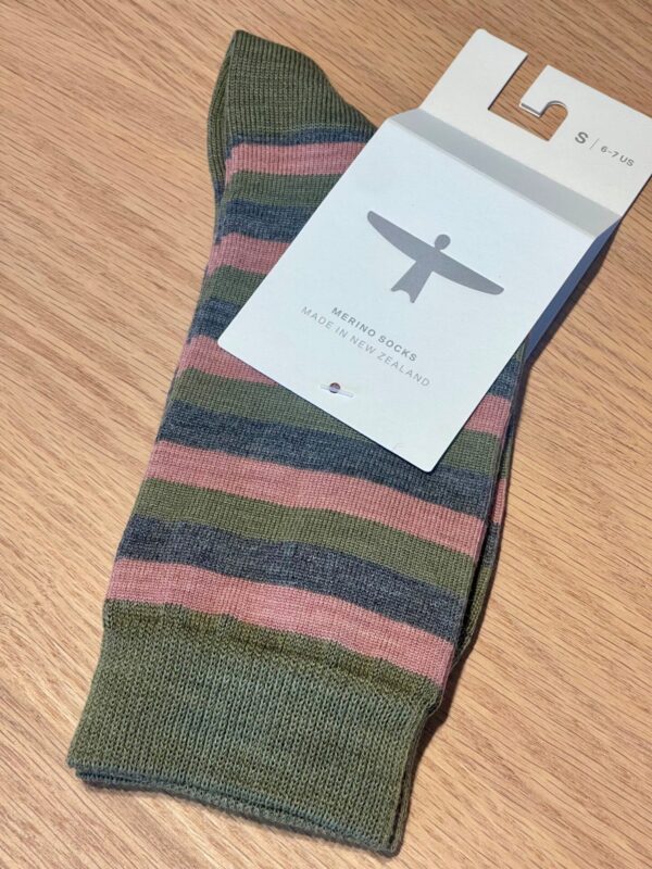 Untouched World - Wide Strip Socks - 2 colours - Image 4