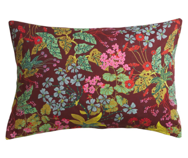 Genevieve Cotton Pillowcase Set - Mahogany