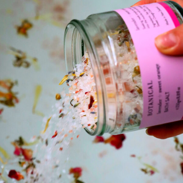 Lavender & Sweet Orange Bath Salt - 250gm - Image 2