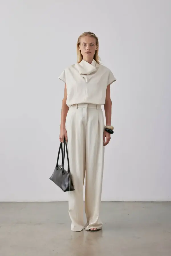 Gregory - Broun Pant - Parchment - Image 2