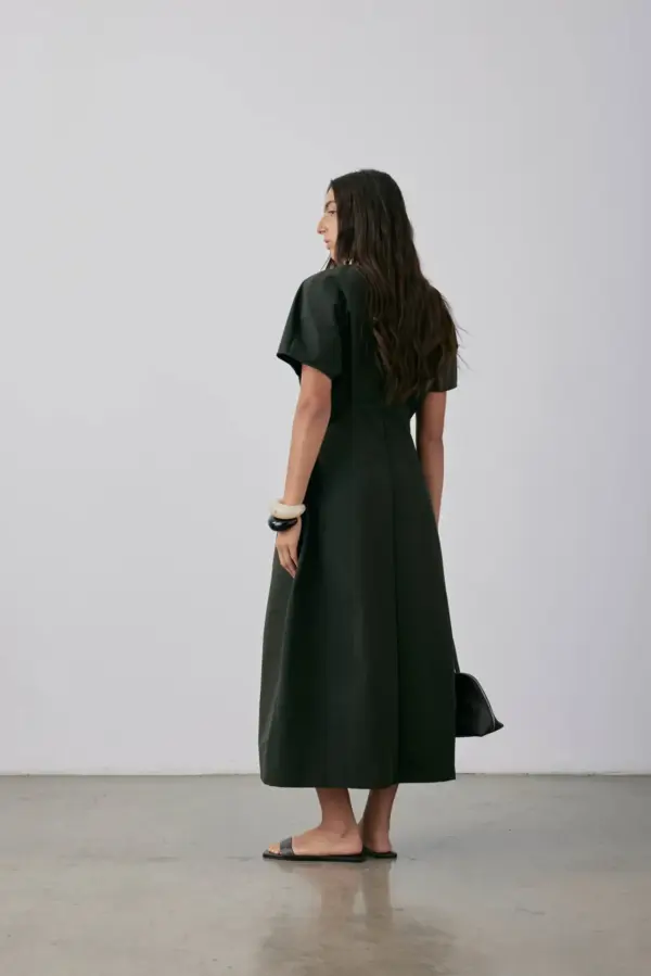 Gregory - Mako Dress - Dark Khaki - Image 5