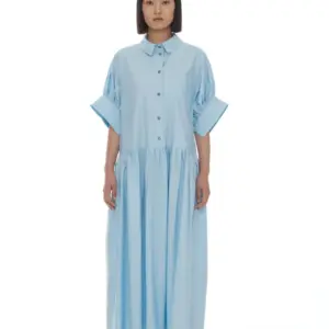 Ricochet Joni Shirt Dress - Pale Blue