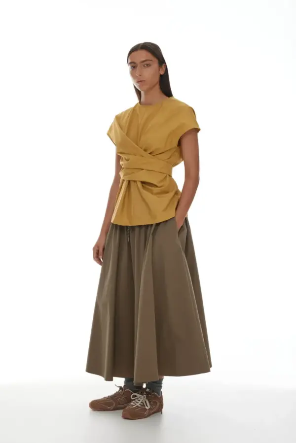Ricochet -Maria Skirt - Truffle - Image 5