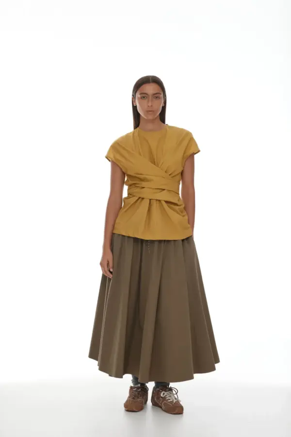 Ricochet -Maria Skirt - Truffle - Image 6