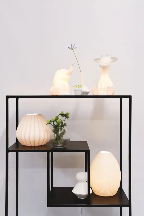 Wide Ridge Table Lamp - Image 2