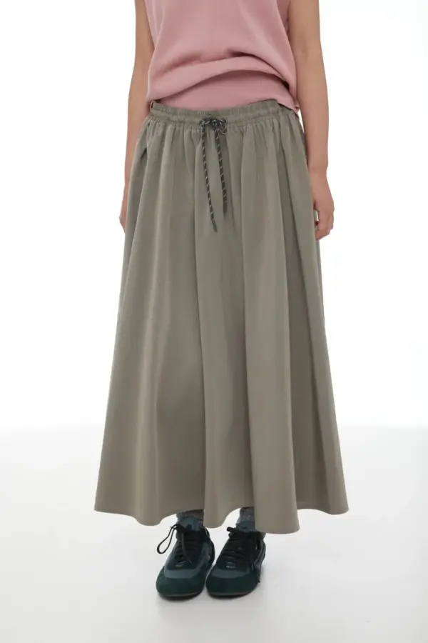 Ricochet Maria Skirt - Moleskin with Drawcord - Image 2