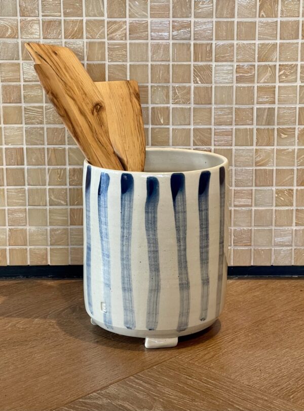 Utensil Holder - Stripe - 3 colours