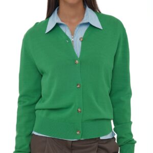 Ricochet Fils Cardigan - Grass Green