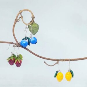 Earrings - Glass Fruit