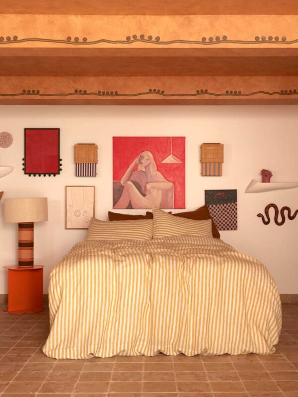 Carlotta+Gee - Linen Duvet Cover Queen - Image 3