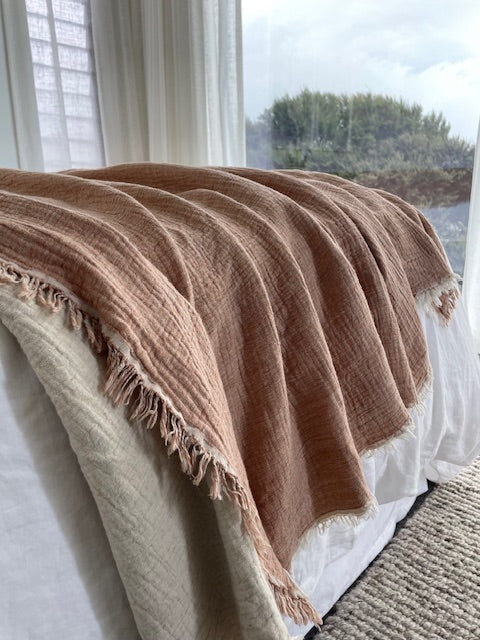 Nomad Linen Blanket - 2 colours - Image 7