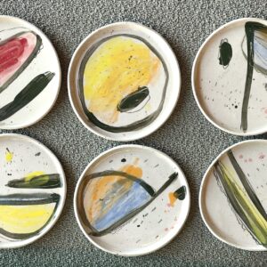 Side Plate - Round - Abstract Decoration