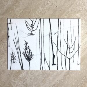 Kyla Cresswell - Drypoint Print Cards - 3 designs