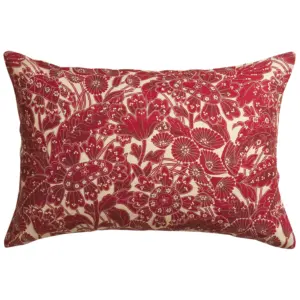 Sage & Clare - Lucia Crimson Linen Pillowcase Set - Standard