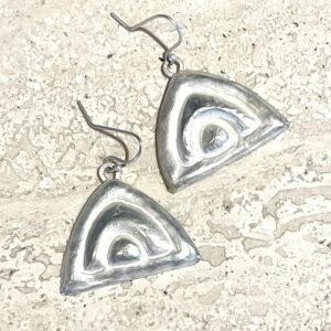 Repousee 3 Part Drop Earrings by Victoria Pallin