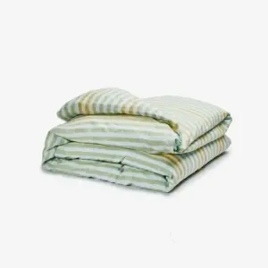 Bonnie & Neil - Blue Green Stripe Duvet Cover - 2 sizes