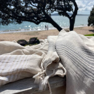 Linen Twill Turkish Towel - 3 colours