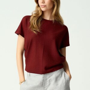 Untouched World Haze Knit Tee - Colours